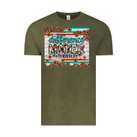 Vintage Olive difference maker Vintage Tee - JahusDesignShop