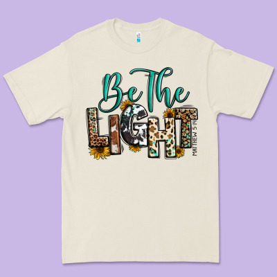 Premium Tee be the light matthew 5 14