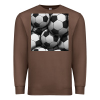 Chestnut soccer seamless pattern Premium Sweatshirt - BundleAndBundleShop