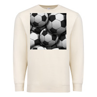 Sandshell soccer seamless pattern Premium Sweatshirt - BundleAndBundleShop