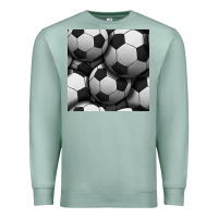 Seafoam soccer seamless pattern Premium Sweatshirt - BundleAndBundleShop