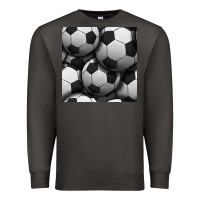 Smoke soccer seamless pattern Premium Sweatshirt - BundleAndBundleShop