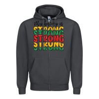 Smoke my history is strong Zipper Hoodie - MaliasSmallBusiness