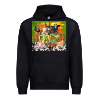 Black farm life with animals Urban Hoodie - TumblerDesignByShophia