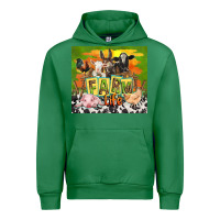 Emerald farm life with animals Urban Hoodie - TumblerDesignByShophia