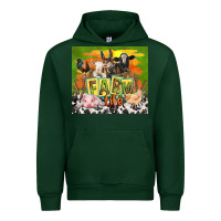 Forest Green farm life with animals Urban Hoodie - TumblerDesignByShophia