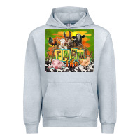 Heather Grey farm life with animals Urban Hoodie - TumblerDesignByShophia