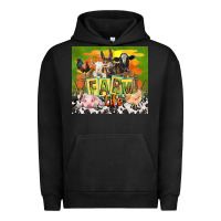 Pigment Black farm life with animals Urban Hoodie - TumblerDesignByShophia