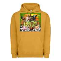 Pigment Peanut Butter farm life with animals Urban Hoodie - TumblerDesignByShophia