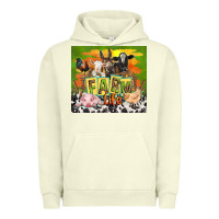 Pigment Pistachio farm life with animals Urban Hoodie - TumblerDesignByShophia