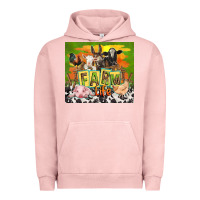 Pigment Salmon farm life with animals Urban Hoodie - TumblerDesignByShophia