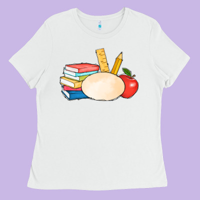 Back To School Custom Ladies Tee Designed By Adodesignshop