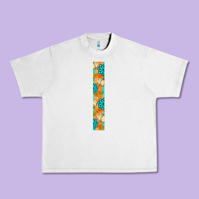 Fall Pumpkin Urban Heavy Tee Designed By Bundleandbundleshop