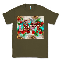 Army Green love birds and love with ross Classic Tee - AdoDesignShop