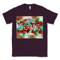 Plum love birds and love with ross Classic Tee - AdoDesignShop