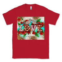 Red love birds and love with ross Classic Tee - AdoDesignShop