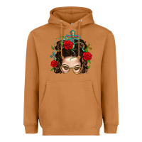 Meerkat Messy Bun Mom Faith And Rose Heavyweight Hoodie - BundleAndBundleShop