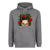 Storm Messy Bun Mom Faith And Rose Heavyweight Hoodie - BundleAndBundleShop
