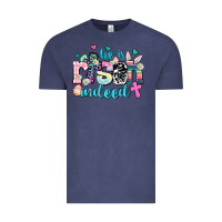 Vintage Denim he is risen indeed Vintage Tee - AdoDesignShop
