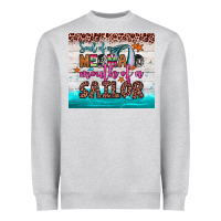 Heather Grey soul of a mermaid mouth of a sailor Heavyweight Sweatshirt - JahusDesignShop