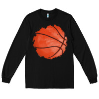 Black basketball patch Long Sleeve Tee - AdoDesignShop
