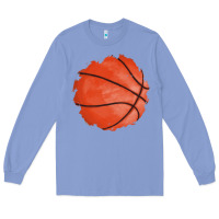 Colony Blue basketball patch Long Sleeve Tee - AdoDesignShop