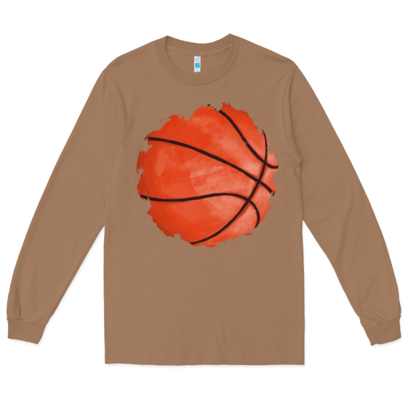 Basketball Patch Long Sleeve Tee by AdoDesignShop | Teevron
