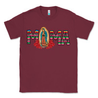 Burgundy Mama Our Lady Classic Tee - CowhideDigitalArt