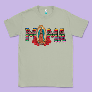 Mama Our Lady Classic Tee Designed By Cowhidedigitalart