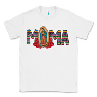 White Mama Our Lady Classic Tee - CowhideDigitalArt