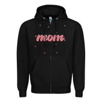 Black mom senior Zipper Hoodie - MaliasSmallBusiness