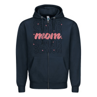 Navy mom senior Zipper Hoodie - MaliasSmallBusiness