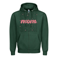 Sports Green mom senior Zipper Hoodie - MaliasSmallBusiness