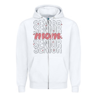 White mom senior Zipper Hoodie - MaliasSmallBusiness