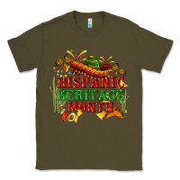 Army Green national hispanic heritage month Classic Tee - BundleAndBundleShop