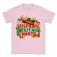 Bubblegum Pink national hispanic heritage month Classic Tee - BundleAndBundleShop