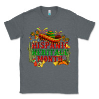 Charcoal Heather national hispanic heritage month Classic Tee - BundleAndBundleShop