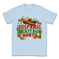 Dusty Blue national hispanic heritage month Classic Tee - BundleAndBundleShop
