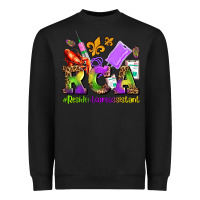 Black mardi gras rca resident care assistant Heavyweight Sweatshirt - AdoDesignShop