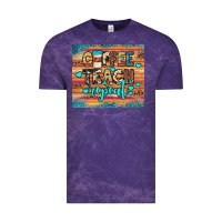 Cloud Purple coffee teach repeat Vintage Tee - JahusDesignShop
