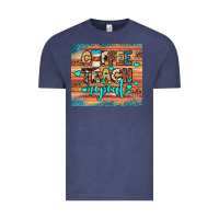 Vintage Denim coffee teach repeat Vintage Tee - JahusDesignShop