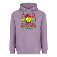 Lavender I'm a Softball mom we don't do that keep calm Heavyweight Hoodie - BundleAndBundleShop