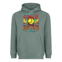 Sage I'm a Softball mom we don't do that keep calm Heavyweight Hoodie - BundleAndBundleShop
