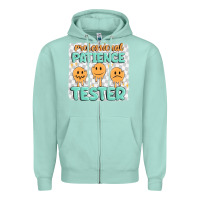 Seafoam professional patience Zipper Hoodie - MaliasSmallBusiness