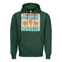 Sports Green professional patience Zipper Hoodie - MaliasSmallBusiness