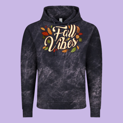 Fall Vibes Vintage Hoodie Designed By Jahusdesignshop