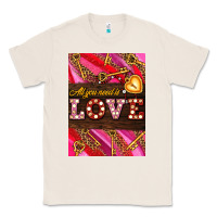 Natural all you need is love Classic Tee - AdoDesignShop