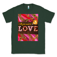 Sports Green all you need is love Classic Tee - AdoDesignShop