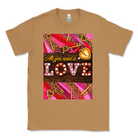 Toasted Coconut all you need is love Classic Tee - AdoDesignShop
