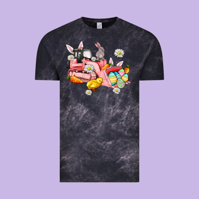 Easter Excavator Vintage Tee Designed By Adodesignshop